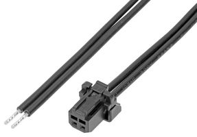219653-1020 - Cable Assembly, Micro-One 2.0 Receptacle to Free End, 2 Ways, 2 mm, 1 Row, 50 mm, 1.97 " - MOLEX