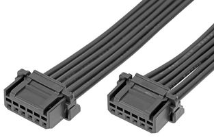 219652-1064 - Cable Assembly, Micro-One 2.0 Receptacle to Micro-One 2.0 Receptacle, 6 Ways, 2 mm, 1 Row, 600 mm - MOLEX