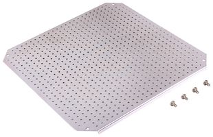 MPMP ARCA 4040 - Plate, Multiperforated, Mounting, Galvanised Steel - FIBOX