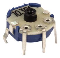 PDB081-P10-104B1 - Rotary Potentiometer, 100 kohm, 1 Turns, Linear, 30 mW, ± 30%, PDB08 Series - BOURNS