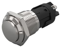 82-4162.2000 - Vandal Resistant Switch, 82 Series, 16 mm, SPDT, Maintained, Round Raised Flat Flush, Natural - EAO