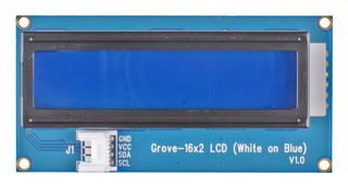 104020111 - LCD Board, Cable, 16x2, White on Blue, Arduino, Raspberry Pi & ArduPy Board - SEEED STUDIO