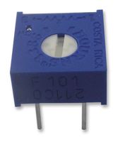 3386F-1-501TLF - Trimpot, Single Turn, Cermet, Top Adjust, 500 ohm, Through Hole, 1 Turns - BOURNS