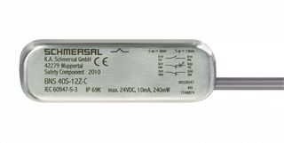 101215518 - Safety Interlock Switch, BNS 40S Series, DPDT, SPST-NO, Cable, IP69K - SCHMERSAL