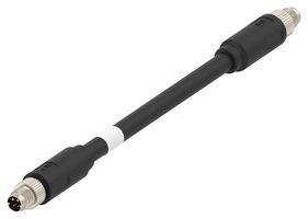 TB1147D4722-400 - Sensor Cable, IP67, SPE Hybrid, M8 Plug, M8 Plug, 4 Positions, 40 m, 131.2 ft, RPC Series - AMP - TE CONNECTIVITY