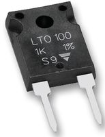 LTO100HR8000JTE3 - Current Sense Resistor, 0.8 ohm, LTO100H Series, 100 W, Thick Film, Radial Leaded, ± 5% - VISHAY