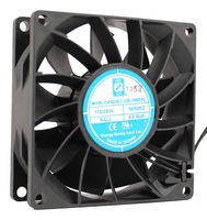 OA825EC-UR-1WBXC - AC Axial Fan, 110V / 220V, Square, 80 mm, 25.2 mm, Ball Bearing, 40.2 CFM - ORION FANS