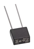 0697A9100-02 - Fuse, PCB Leaded, 10 A, 250 V, RSTA Series, 63 V, Time Delay, Radial Leaded - BEL FUSE - CIRCUIT PROTECTION