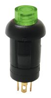 LP1OA1AG - Pushbutton Switch, SPST, Off-(On), Round - E-SWITCH