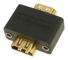 HDFF - DVI to HDMI Audio / Video Adapter, HDMI Receptacle, HDMI Receptacle - L-COM