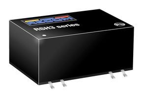 RSH3-2405S/H2 - Isolated Surface Mount DC/DC Converter, ITE, 3 W, 1 Output, 5 V, 600 mA - RECOM POWER