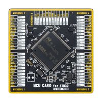 MIKROE-4641 - Add-On Board, MikroE MCU Card, STM32 STM32F446ZET6 MCU, 2 x 168 Pin Mezzanine Connector - MIKROELEKTRONIKA