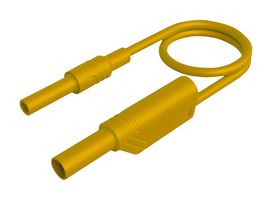934043103 - Banana Test Lead, 4mm Stackable Banana Plug, Shrouded, 4mm Banana Socket, Shrouded, 6.6 ft, 2 m - HIRSCHMANN TEST AND MEASUREMENT