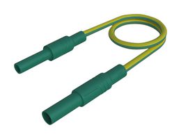 934044188 - Banana Test Lead, 4mm Banana Plug, Shrouded, 4mm Banana Socket, Shrouded, 9.9 ", 250 mm - HIRSCHMANN TEST AND MEASUREMENT