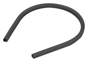 38401004 - Shielding Gasket, EMI, Silicone Elastomer, D Hollow Shape, 1 m x 7.92 mm x 7.92 mm, WE-EGS Series - WURTH ELEKTRONIK