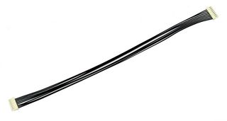 MP010820 - FFC / FPC Cable, 8 Core, 0.8 mm, Opposite Sided Contacts, 3.9 ", 100 mm, Black - MULTICOMP PRO