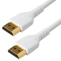 RHDMM1MPW - Audio / Video Cable Assembly, HDMI Plug, HDMI Plug, 3.3 ft, 1 m, White - STARTECH