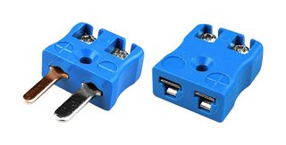 AM-T-MQ+FQ - Thermocouple Connector, Miniature, Quick Wire, Plug, Socket, Type T, ANSI - LABFACILITY