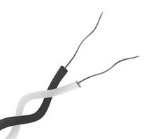 WJ-244-D - Thermocouple Wire, IEC, Twin Twisted, PTFE, Type J, 1 x 0.2mm, 100 m - LABFACILITY