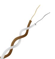 WT-307-D - Thermocouple Wire, IEC, Twin Twisted, PFA, Type T, 7 x 0.2mm, 25 m - LABFACILITY