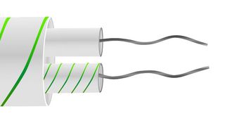 WK-351-D - Thermocouple Wire, IEC, Flat Pair, Glass Fibre, Type K, 1 x 0.3mm, 5 m - LABFACILITY