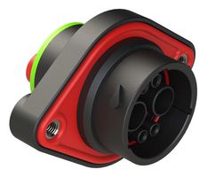 AHDP02-18-06SN-SRA - Circular Connector, DuraMate™ AHDP Smooth Ring Adapter Series, Panel Mount Receptacle, 6 Contacts - AMPHENOL SINE/TUCHEL