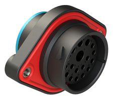 AHDP02-24-18SR-SRA - Circular Connector, DuraMate™ AHDP Smooth Ring Adapter Series, Panel Mount Receptacle - AMPHENOL SINE/TUCHEL