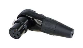 RC3FR-BAG - XLR Connector, R/A, 3 Contacts, Receptacle, Cable Mount, Silver Plated Contacts, Zinc Body - REAN