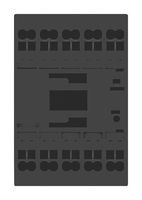 DILM15-10(230V50HZ,240V60HZ)-PI - Contactor, 15.5 A, DIN Rail, Panel, 690 VAC, 3PST-NO, 3 Pole, 7 kW - EATON MOELLER