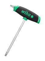 45622 - L-Key Set, T-Handle, ComfortGrip Torx, Chrome Vanadium Steel, 6 Pieces - WIHA