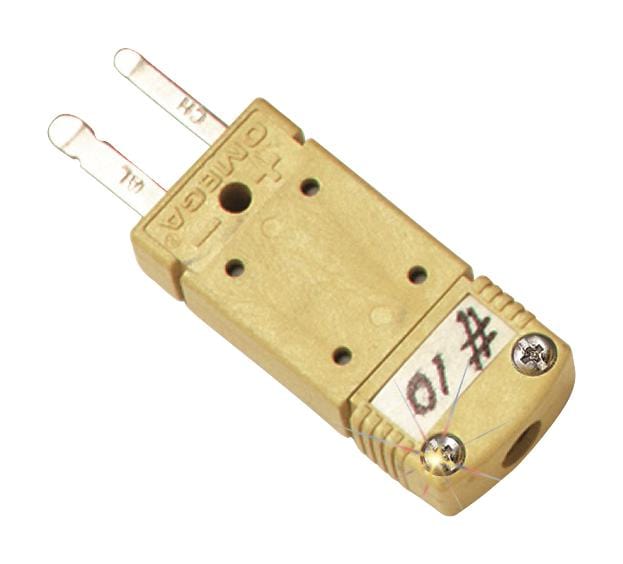 OMEGA Thermocouple Connectors HFMPW-K-M THERMOCOUPLE CONNECTOR, K TYPE, PLUG OMEGA 2978085 HFMPW-K-M