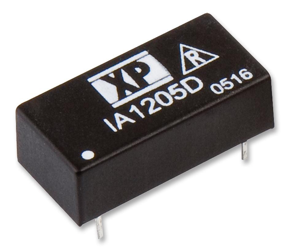 XP POWER Isolated Board Mount IA1203D DC/DC CONVERTER, +/-0.151A, +/-3.3V, 1W XP POWER 2319843 IA1203D