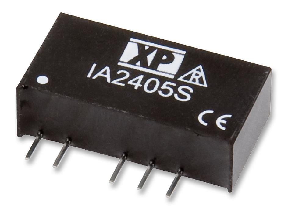 XP POWER Isolated Board Mount IA1203S DC/DC CONVERTER, +/-0.151A, +/-3.3V, 1W XP POWER 2319844 IA1203S