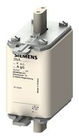 3NA3822-7 HRC Fuse, 63A, 500VAC, 250VDC, Blade Tag Siemens