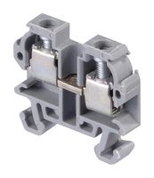 1SNA115510R1600 Terminal Block, DIN Rail, 2Pos, 12AWG Entrelec - Te Connectivity