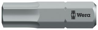 05056687001 EMBOUT HEXAGONAL, TAILLE 6 MM X 25 MM WERA