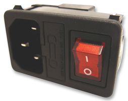Jr-101-1-FRSG-03 Inlet, IEC, DPST, With Fuse Holder multicomp Pro