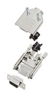L17DTPK-M-09+L77HDE15S Hd-D Sub Connector, Rcpt, 15Pos, Solder Amphenol ICC