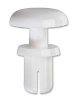 TRSR4060W Snap Rivet, Nylon 6, 4mm, 6mm, Pk100 Tr Fastenings