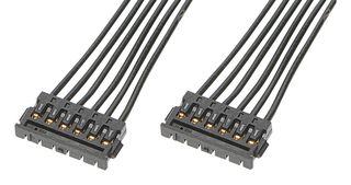 36920-0601 Cable ASSY, 6Pos, WTB Rcpt-Rcpt, 100mm Molex