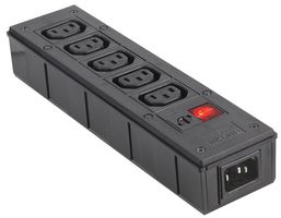 PXD301/550/01/1 Power Outlet, IEC, 5WAY, 10A, EMI Filter Bulgin Limited
