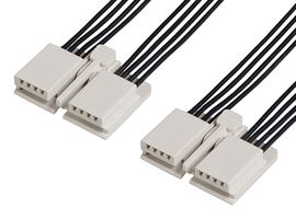 216330-1084 Cable, 8P EdgeLock Rcpt-Rcpt, 23.6" Molex