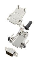 L17DTZF09-RG+L717HDE15P Hd-D Sub Connector, Plug, 15Pos, Solder Amphenol ICC
