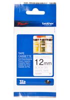 TZE-N231 Tape, Black On White, 12mm W, 8m L Brother