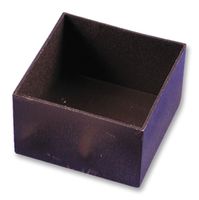 1596B108-10 Enclosure, Potting Box, ABS, Black Hammond