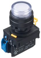 YW1L-M2E10Q4PW Pb Switch, SPST-NO, 24Vac, Screw, White Idec