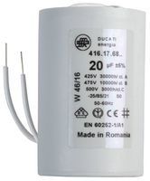 4.16.17.68.06 Cap, 20µF, 450VAC, 5%, PP, Can DUCATI