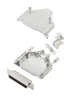L17MHDM25+L77SDB25S D Sub Connector, Rcpt, 25Pos, Solder Amphenol ICC