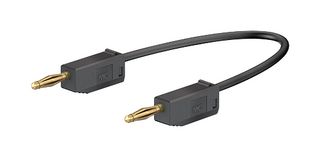 28.0039-030-21 Test Lead, 2mm Banana Plug, 10A, 300mm STAUBLI