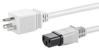 IF13-US3-SVT-3100-NF-200 Power Cord, IEC C13-NEMA 5-15P, 3.3ft Schaffner